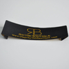 Golden thread woven garment logo label QD-WL-0022