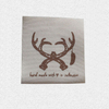Cotton logo printing label QD-PL-0008